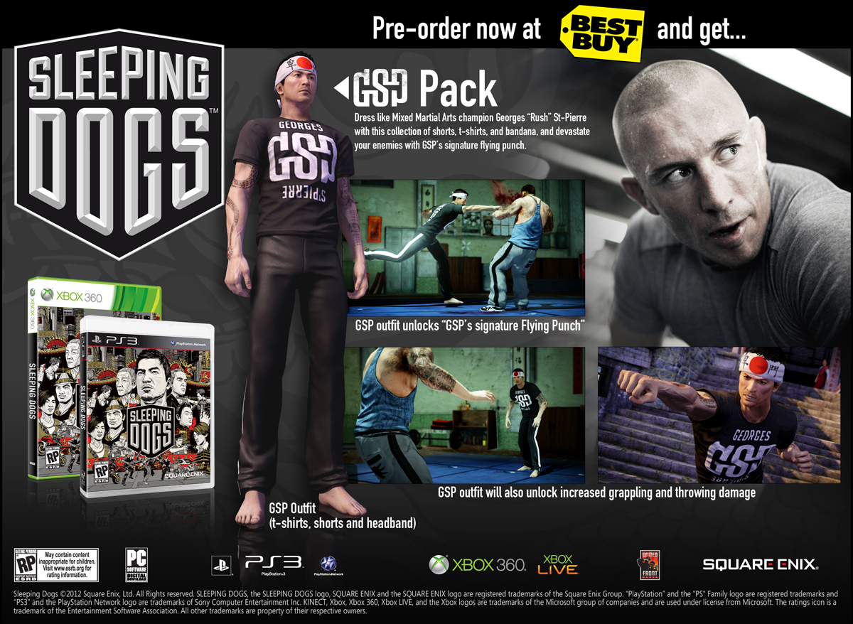 Sleeping Dogs Best Buy Pre-order Exclusive