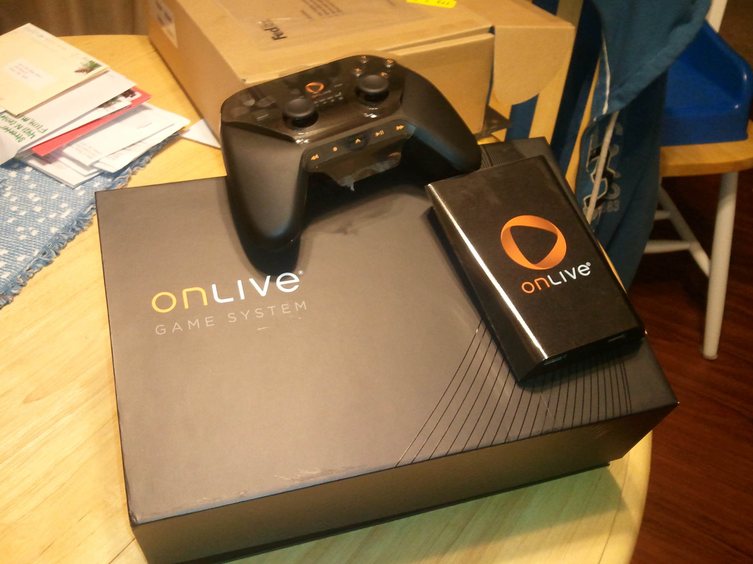 Unboxing the OnLive Game System SideQuesting
