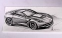 2014 Corvette Sketch