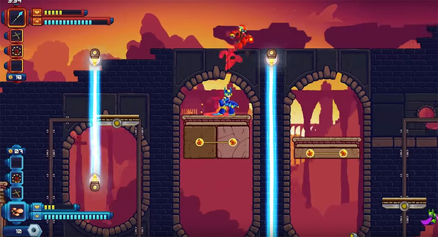 Mega Man-inspired roguelike 20XX enters Beta