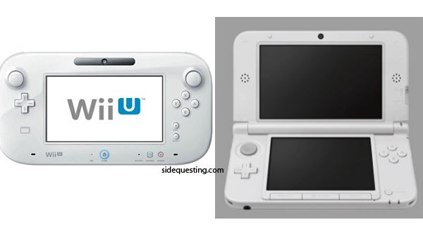 3DS XL and Wii U Gamepad