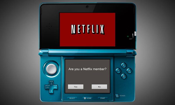 Netflix on the Nintendo 3DS