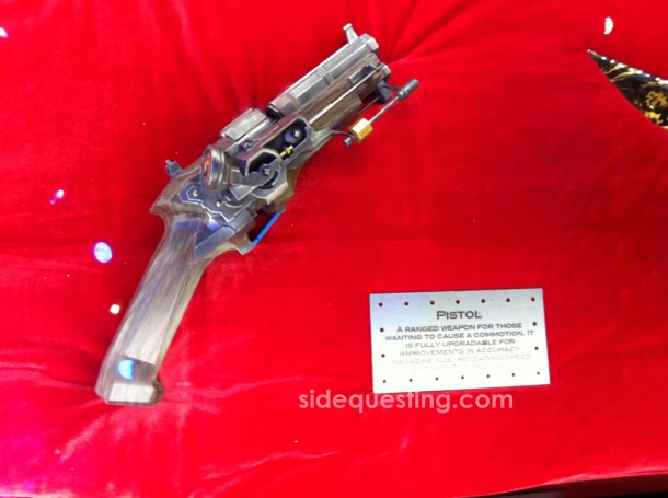 A pistol prop from Dishonored