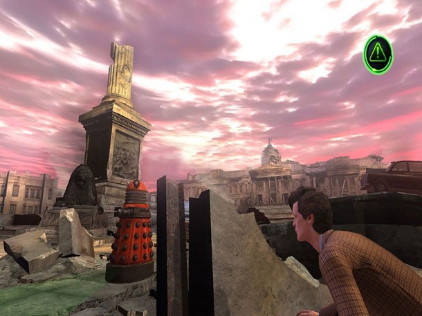 The 11th Doctor in 2010's City of the Daleks adventure game