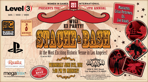 E3 2012 WIGI Party Poster