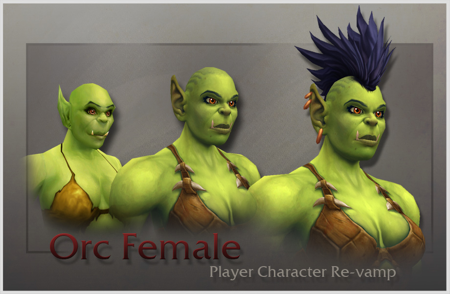 Blizzard reveals female Orc revamped look
