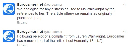 Eurogamer-Tweets