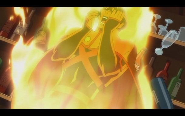 or 'incendiary', I guess.