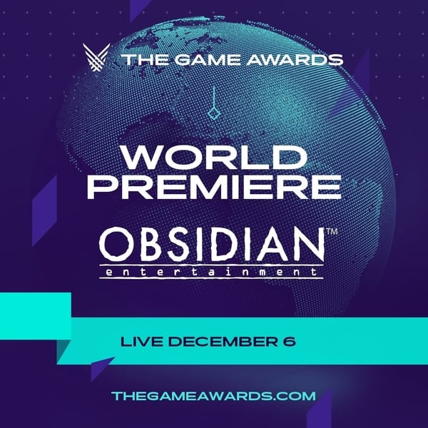 Obsidian revealing new project at The Game Awards