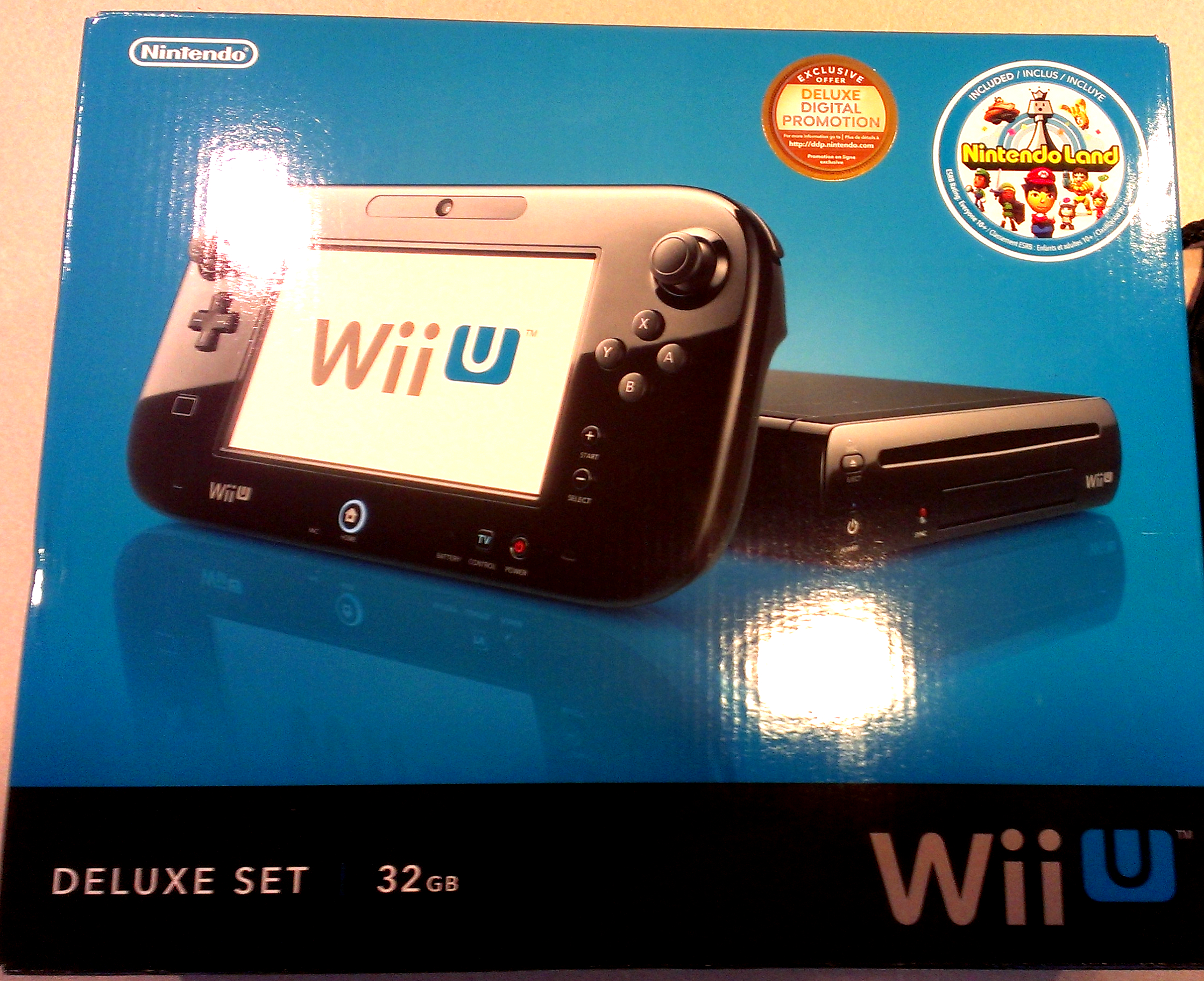 Poorly Filmed Wii-U U-nbox/Setup/Play