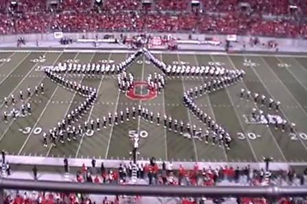 Ohio State marching band performs epic ode to video games at halftime