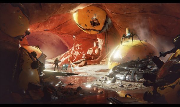"Dungeon Concept" for ReCore, by Todd Keller, Kip Carbone