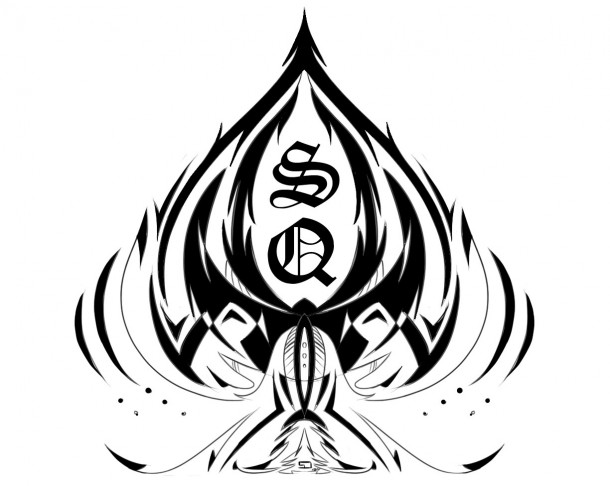 SideQuesting Spade Logo Design
