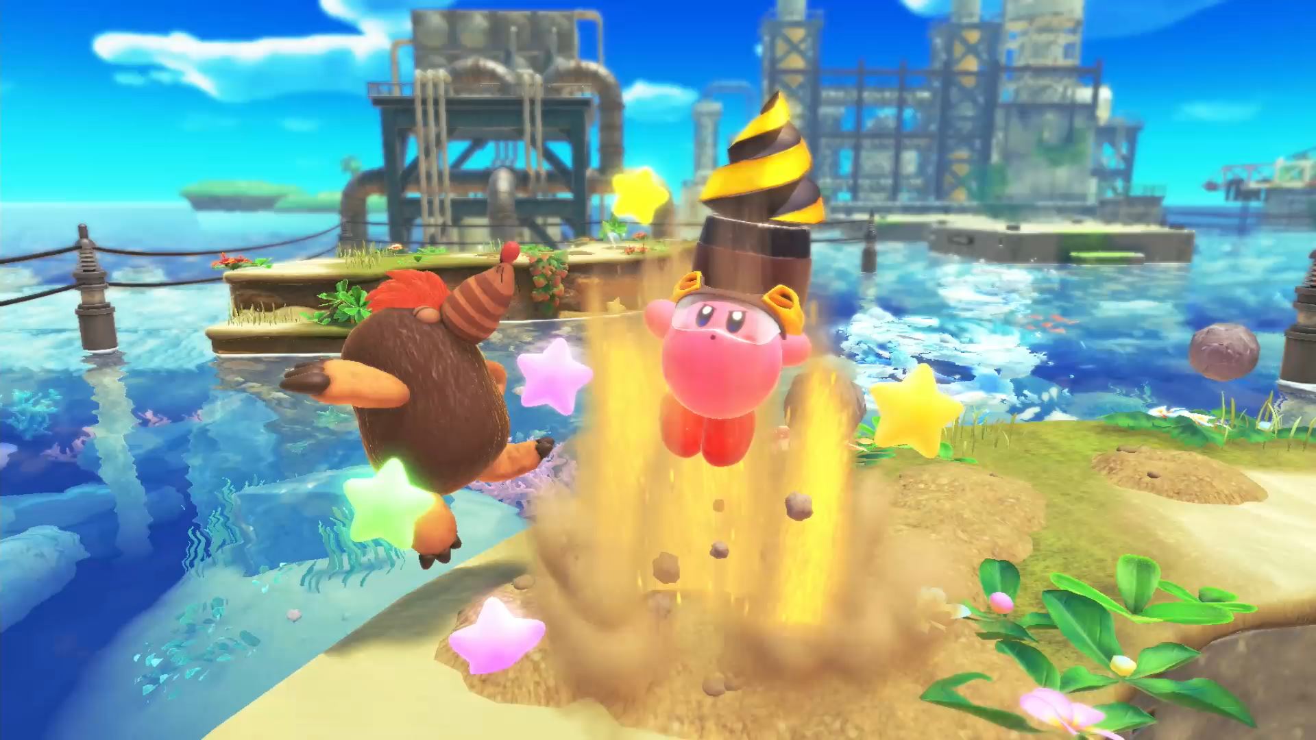 Kirby and the Forgotten Land shares new trailer showing off co-op