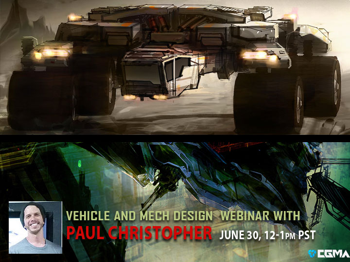 Free Webinar: Learn to draw mechs and vehicles for video games