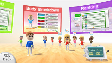 Wii Fit U Screen