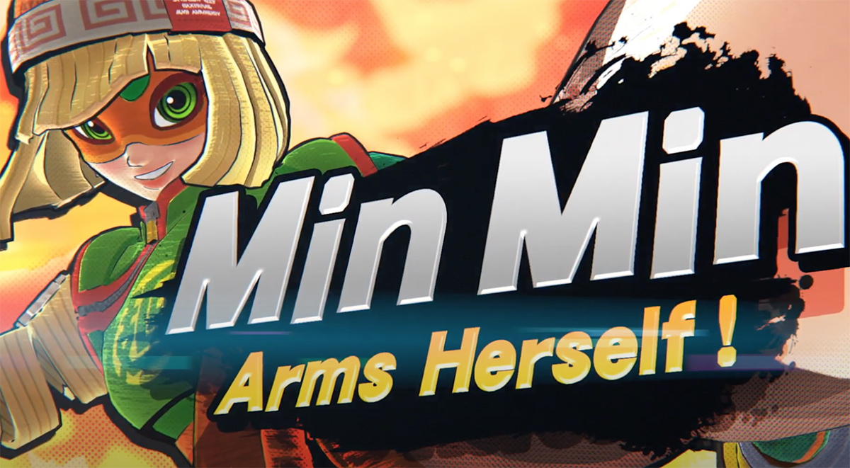 The next Super Smash Bros Ultimate fighter is Min Min from ARMS
