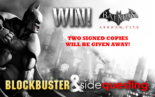 bbsq_bac Blockbuster & SideQuesting bring you signed copies of Arkham City!