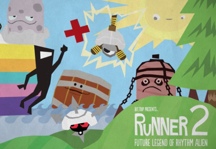 Bit.Trip Runner 2 review title screen