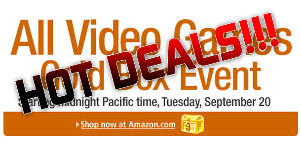 Amazon All Video Games Gold Box Event TODAY- Sept 20