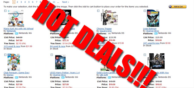 Deal of the Week: Buy one, get one 50% off DS, 3DS, Wii games