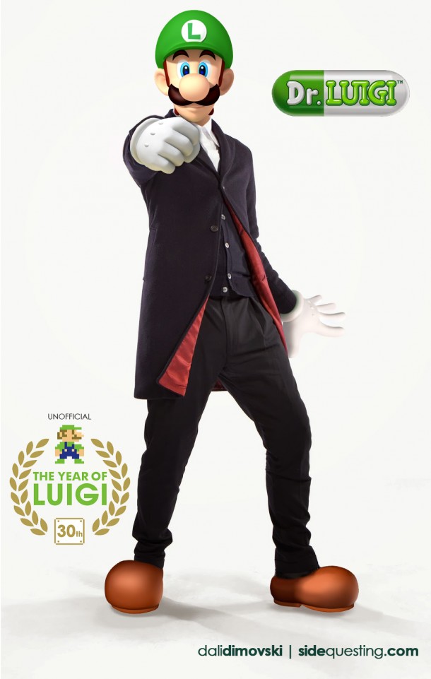 Peter Capaldi Doctor Who Luigi Costume