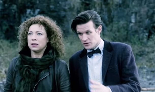 Have a glimpse at Doctor Who and River Song in this never before released mini episode