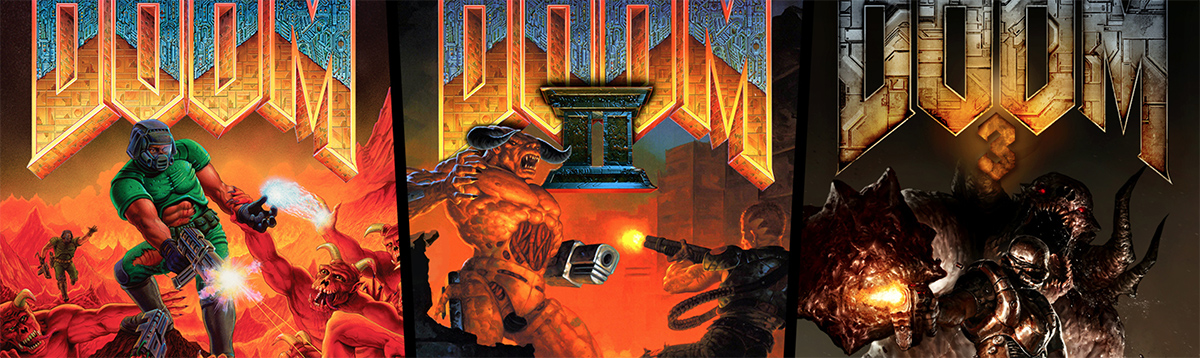 The original DOOM trilogy launches for modern consoles