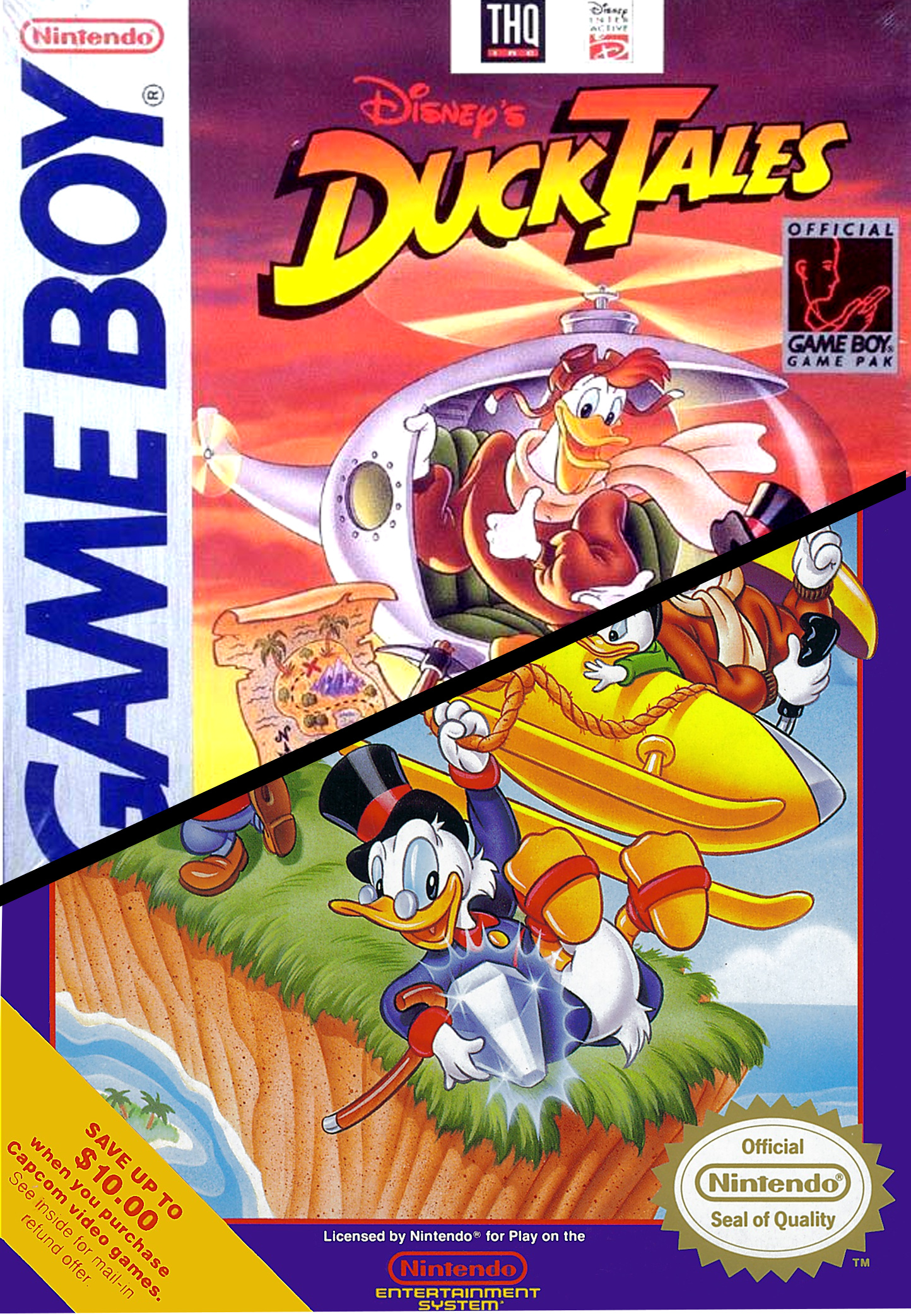 Split|screeN: One Game, Two Versions. DuckTales (GB) vs. DuckTales (NES)