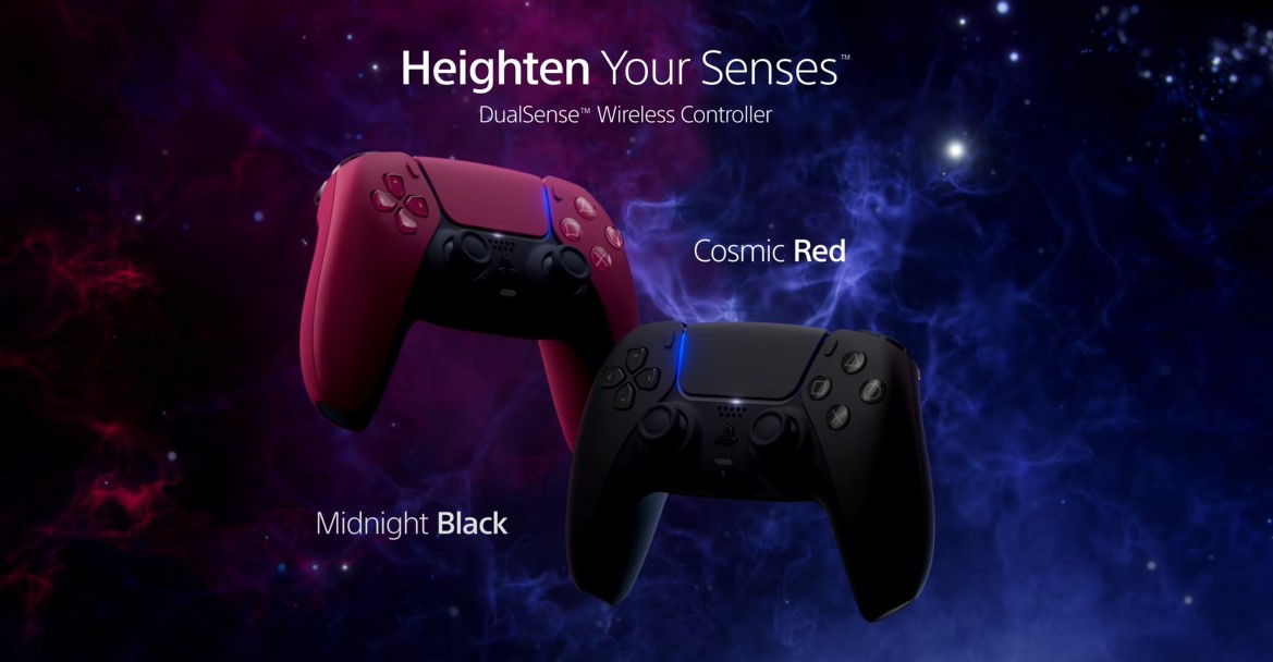 Sony reveals Red & Black DualSense controllers