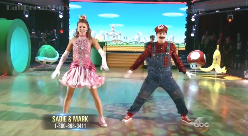 Watch this AMAZING Dancing with the Stars Super Mario Bros freestyle performance