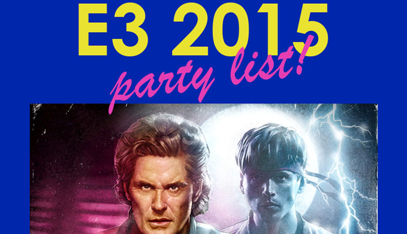 The BIG E3 2015 Party Guide is filling up!