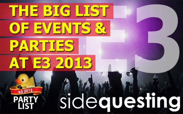 E3 Party List 2013
