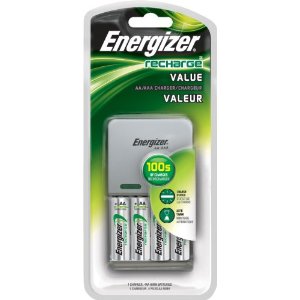Energizer Value Charger with 4 AA Rechargeable Batteries