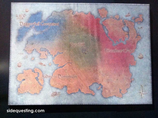 The Elder Scrolls Online map at E3