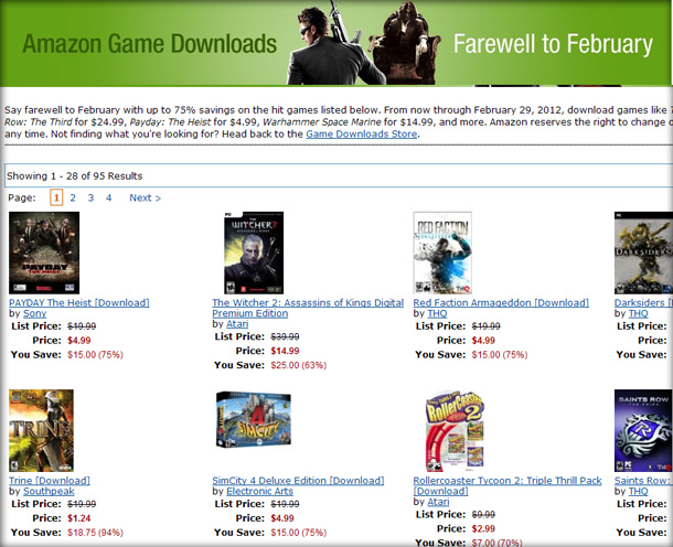 Amazon’s AMAZING “Farewell to February” sale drops the bottom out of PC game prices