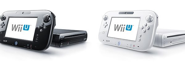 Wii U black and white consoles