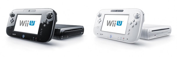 Wii U black and white consoles