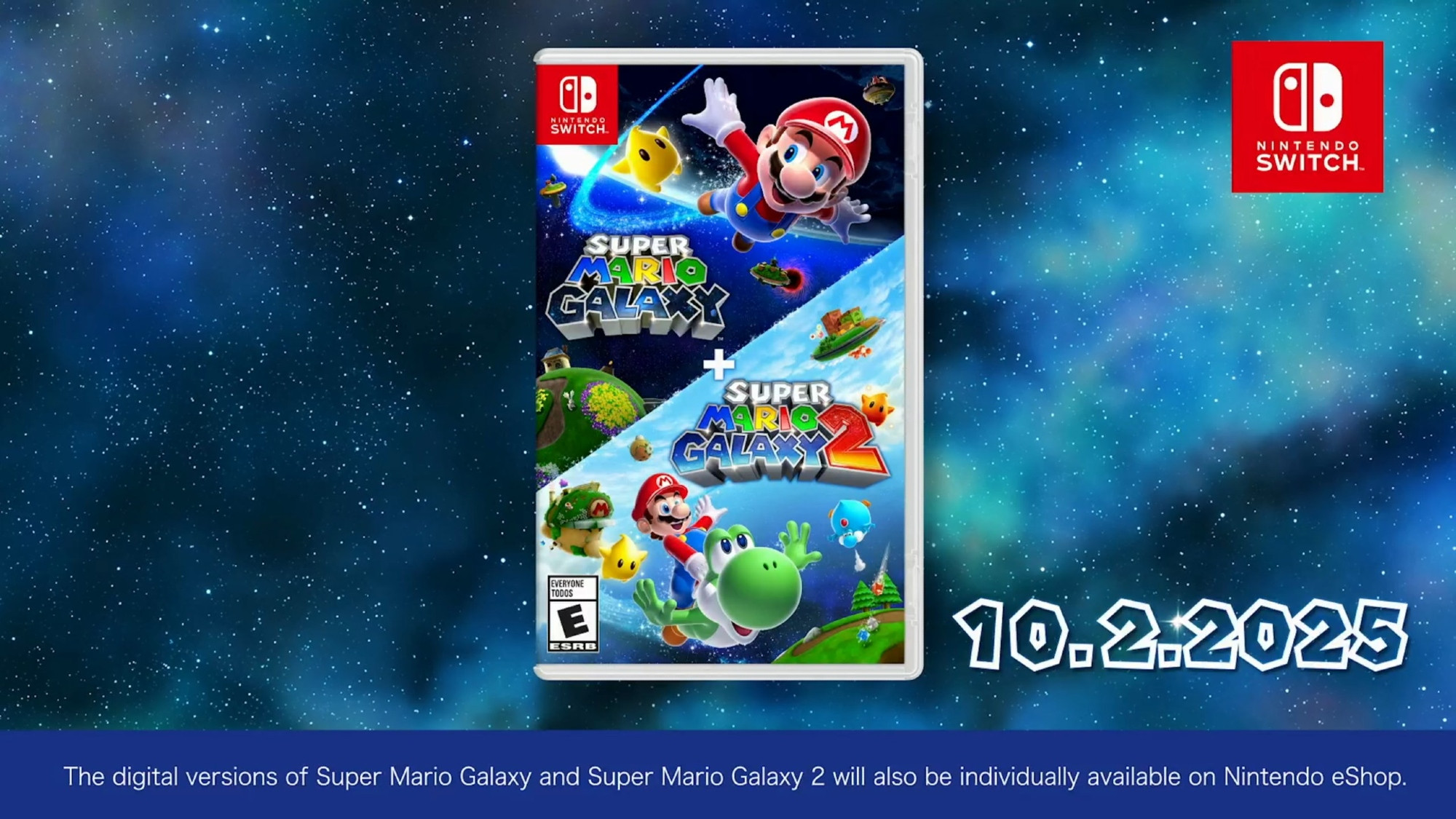 Super Mario Galaxy 1 & 2 getting remastered on Switch
