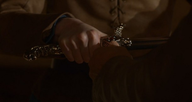 Oathkeeper, or "How the torch was passed from Jaime to Brienne"