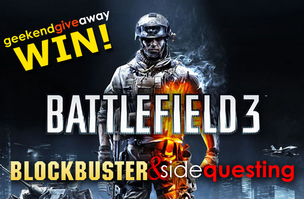 Geekend Giveaway: Win Battlefield 3! [Update]