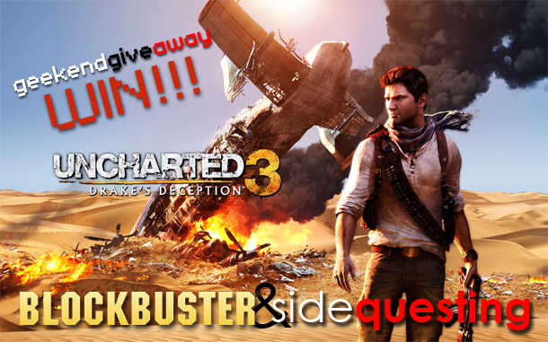 gg_blockbusteruncharted3 Blockbuster and SideQuesting are offering 2 copies of Uncharted 3!