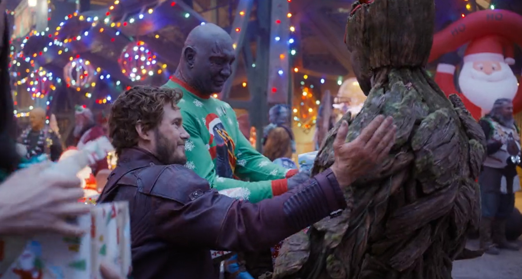 Six degrees of the first Guardians of the Galaxy Holiday Special
