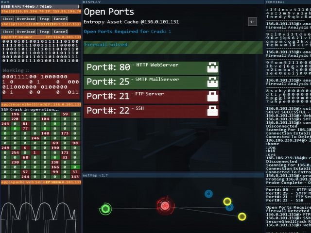 Hacknet is a hacking game with real hacking