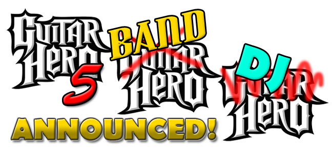 Activision Announces Guitar Hero 5, Band Hero, DJ Hero