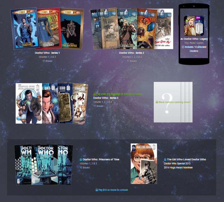 The Humble eBook Bundle is IDW’s Doctor Who comics and AAAAAAAAHHH!