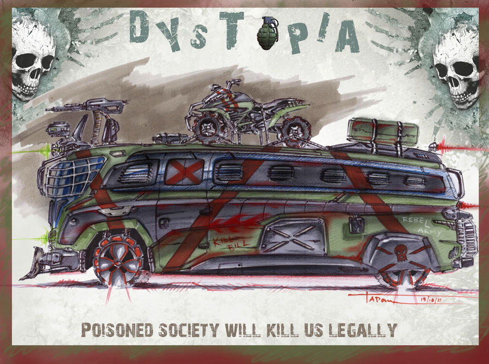 Tapan Jadhav's Dystopia concept