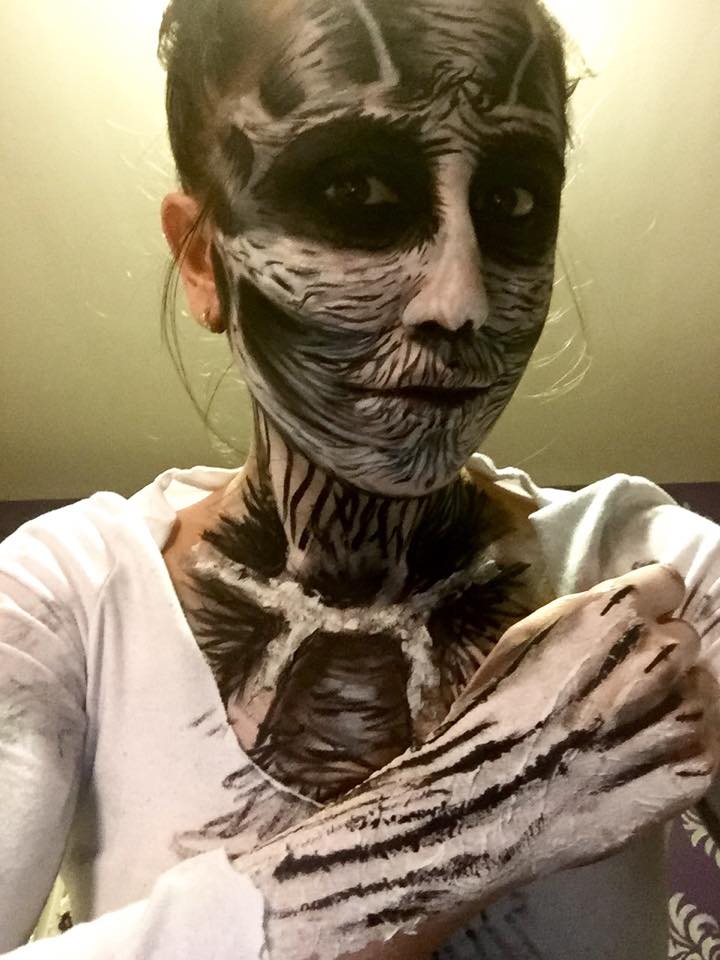 Artist’s Game of Thronesinspired White Walker makeup wins Halloween