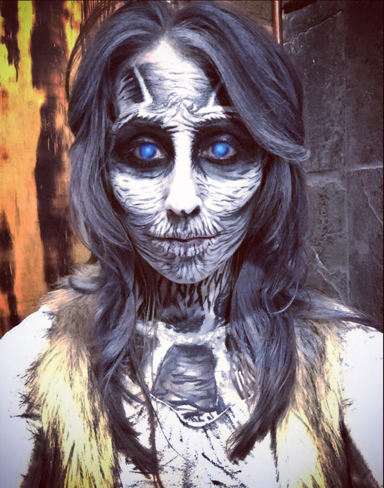 Artist’s Game of Thrones-inspired White Walker makeup wins Halloween