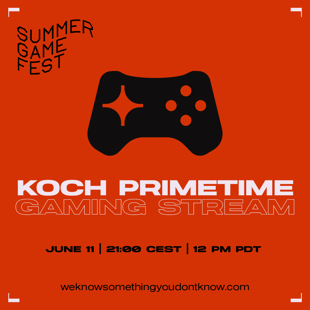 Koch Media hosting gaming reveal livestream next week